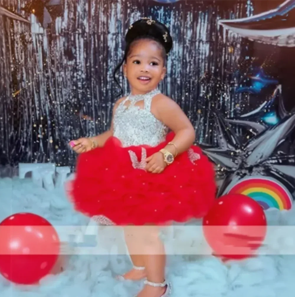 Custom Flower Girl Dress Wedding Gown Birthday Party Pageant Dress