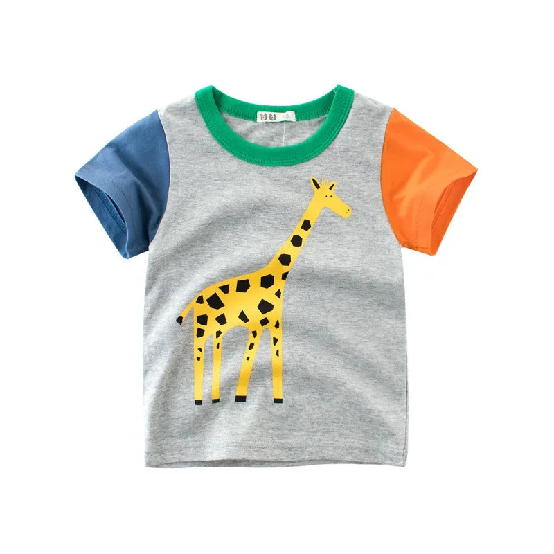 Trevor Children Cotton Short Sleeves Tees