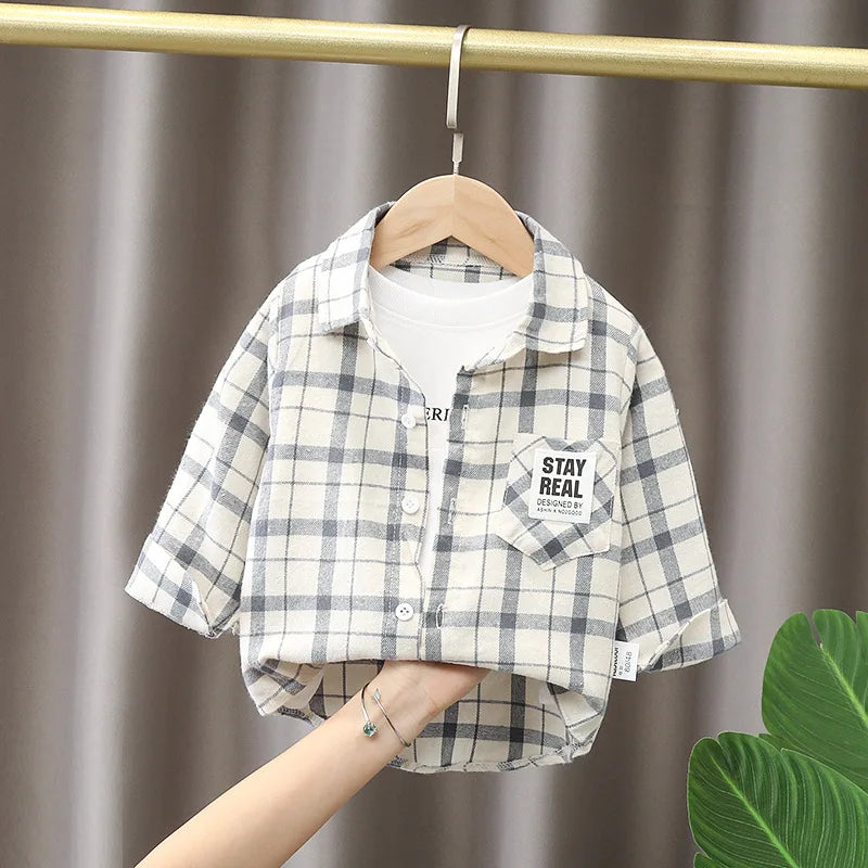 Xavier Clothing Infant Boy Kids Long Sleeves Shirt