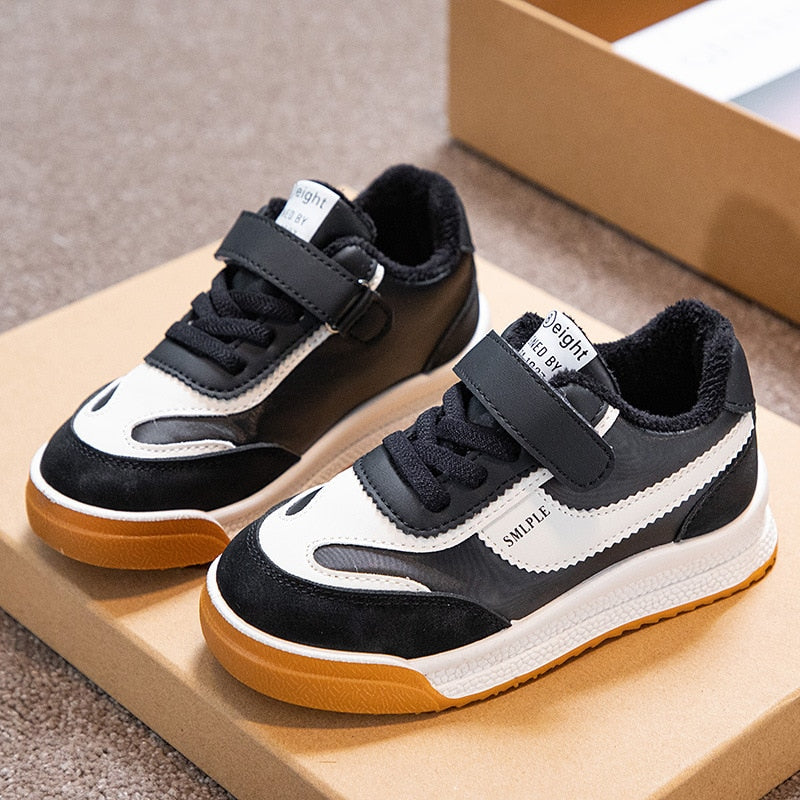 Size 26-37 Boys Sports Shoes For Kids Pu Leather Soft - GuGuTon