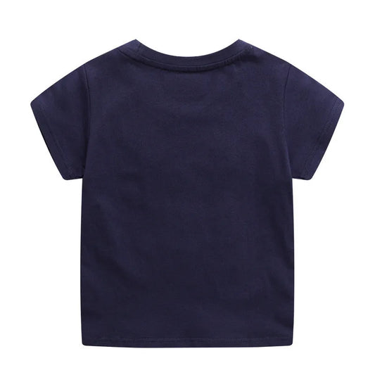 Gojo Dinosaurs Embroidery Toddler Tees - GuGuTon baby store - Baby Fashion - Toddlers Outfits - Babies Outfits - Toddler Clothes - Kids Clothing - Newborn Clothes - Newborn Wear - Kids Wear - Trending Clothes - Trending Outfits - Fall Fashion - Winter Fashion - Girls Clothes - Boys Clothes - Babies Wear - Kids Accessories - KidsWear - Summer Clothes - Summer Fashion - Summer Trend - Falls Sweaters - Tops - Bottom - Jeans - Blouse - Dresses - Newborn Dresses - Toys