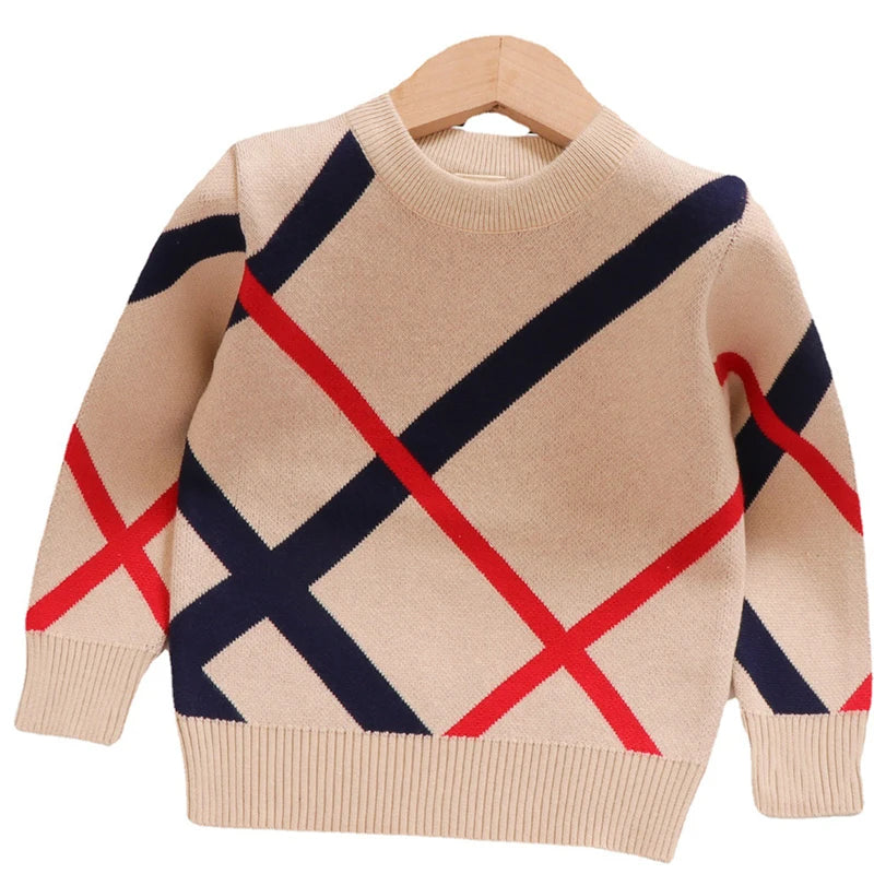 Ramiro Double Layer Cotton Stripe Sweater