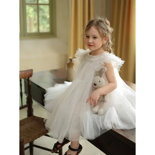 Baby Girl Dress Summer Toddler Kids Dress Baby Tutu Dresses Children Birthday Party Dress