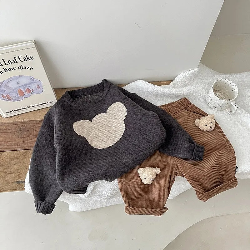 Alex Knitted Cotton Long Sleeved Sweater