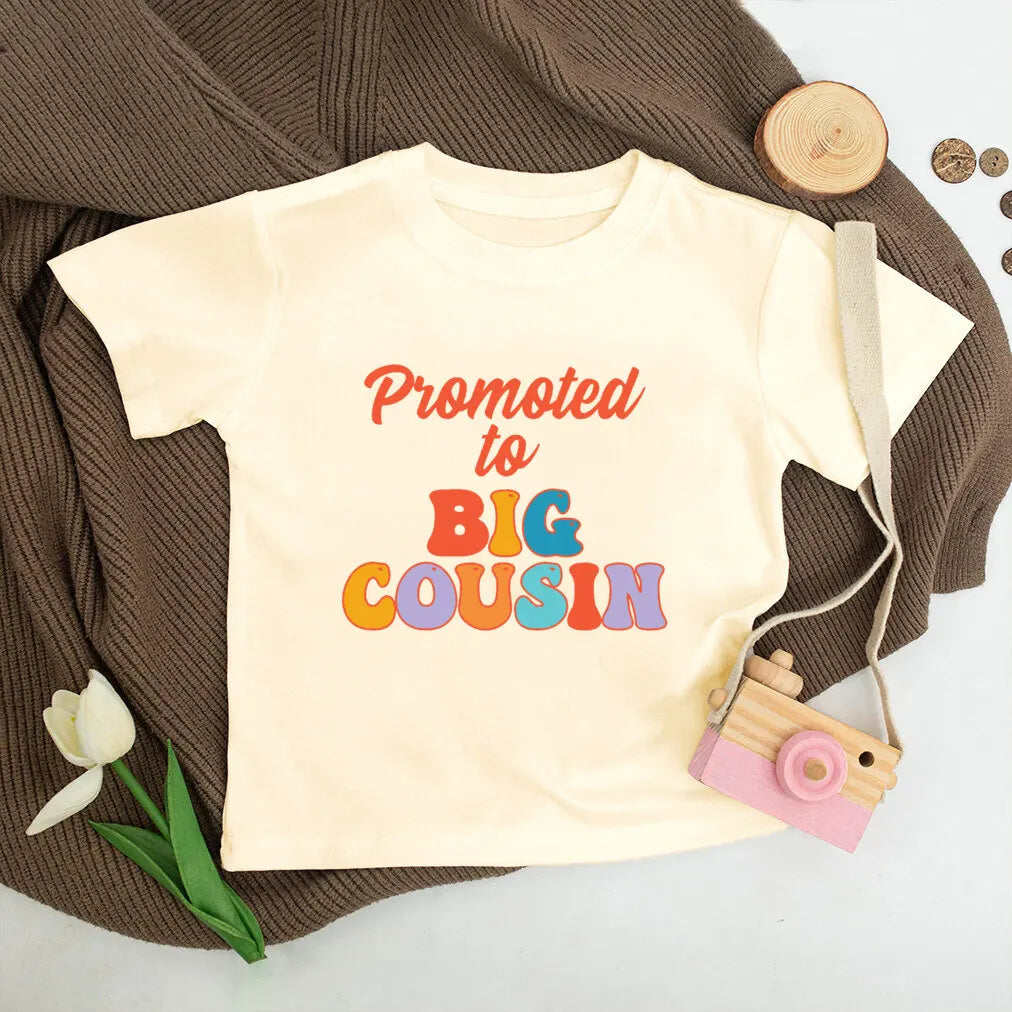 Liam Promoted To Big Cousin Print Tees