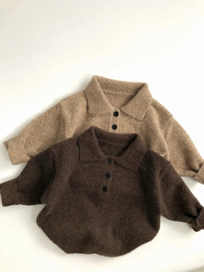 Orlando Knit Turn Down Collar Sweater
