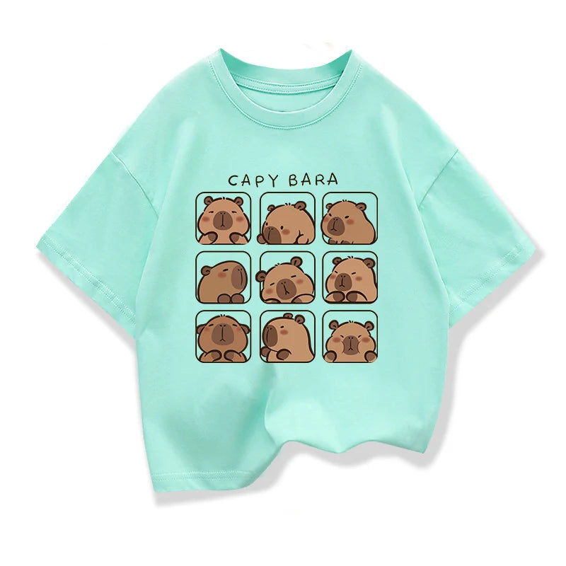 Marcelo Capybara Kids Clothing Tees