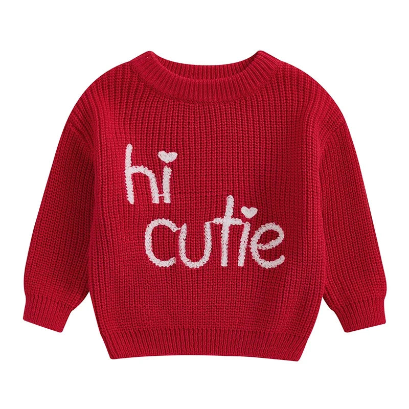 Angel Knit Pullover Valentines Day Sweater
