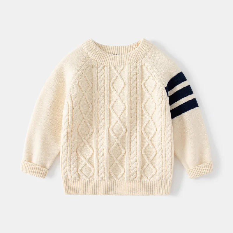 Julio Long Sleeve Round Neck Knitted Sweater
