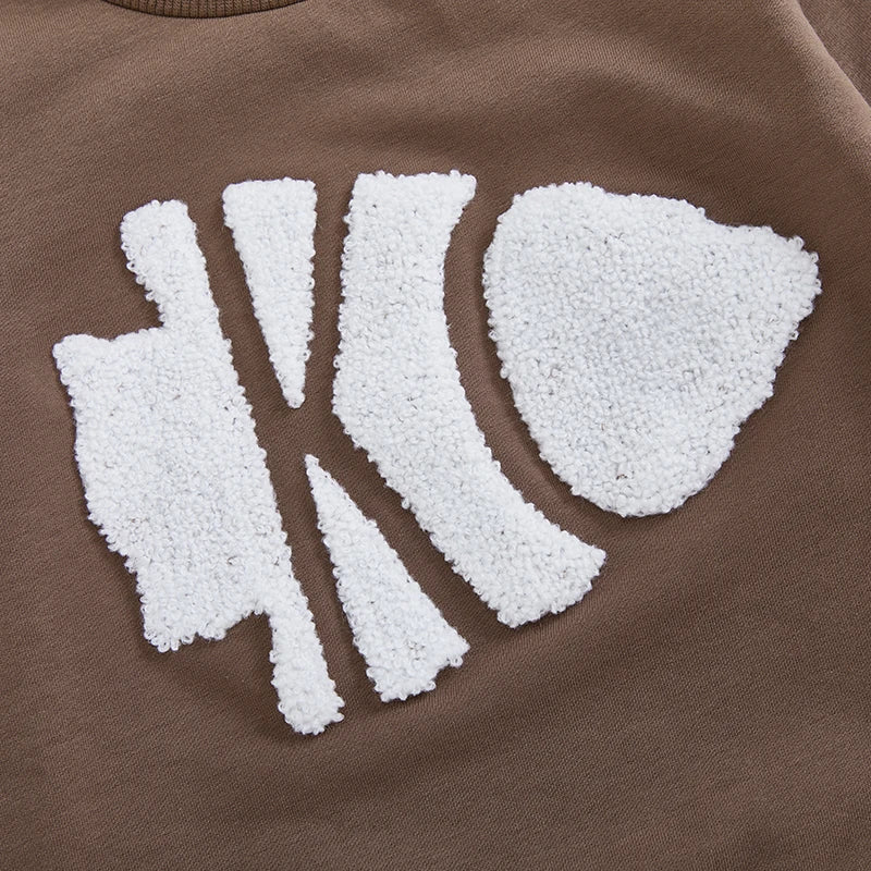 Ariel Applique Detailing Crew Neck Sweater