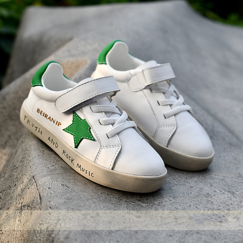 Sneakers Boys Geniune Leather Soft Sole Casual Shoes Girls