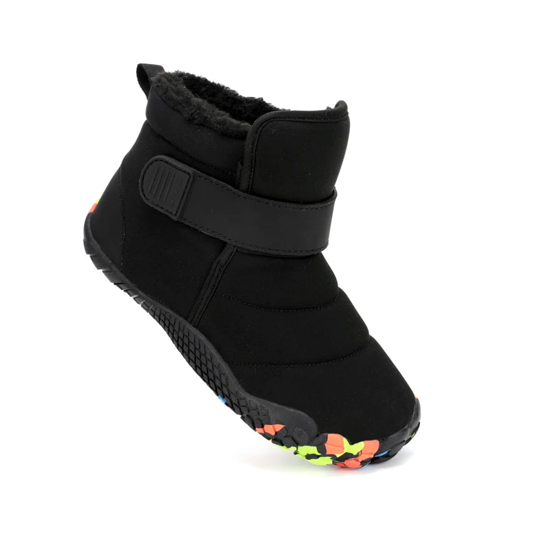 Children Snow Boots Girls Winter Minimalist Waterproof Sneakers