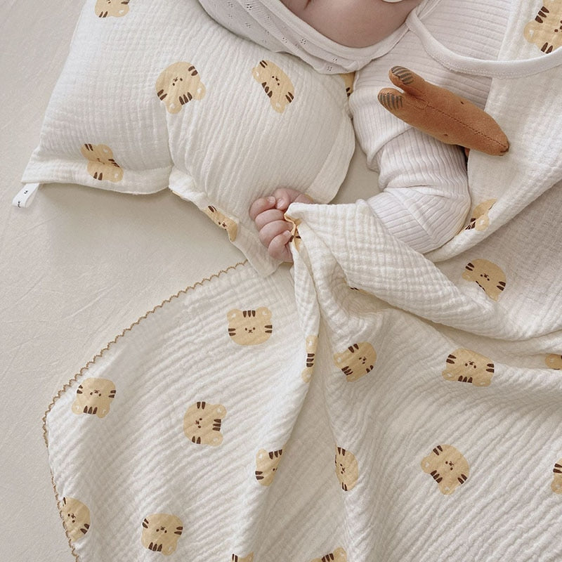 Thomas Thin Printed Cotton Baby Blanket Breathable Baby Blanket