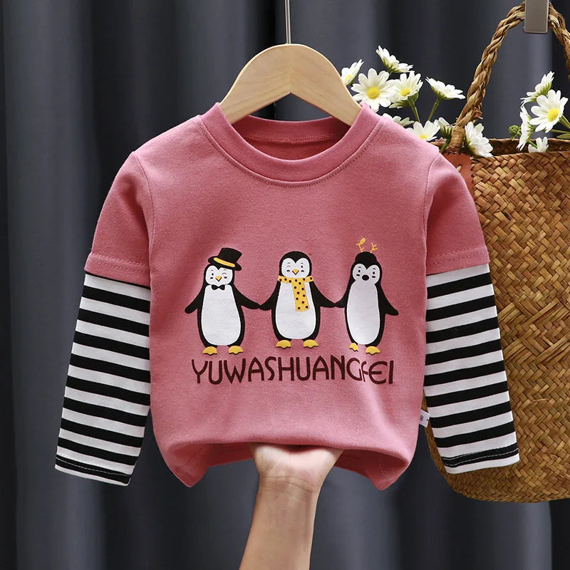 Sandro Long-Sleeved Cartoon Tees