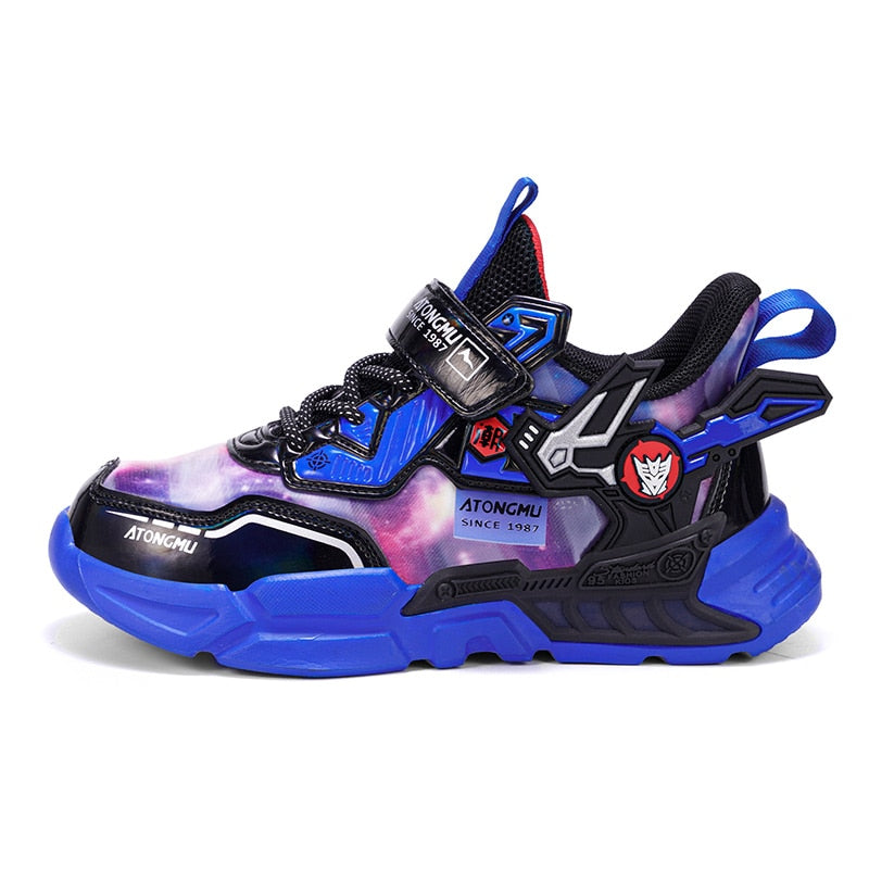 Kids Casual Shoes Boys 5-9y Children Tennis Fashion Cartoon Bling - GuGuTon