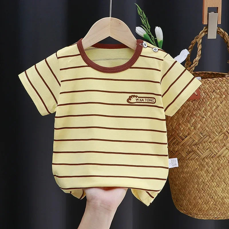 Max Animal For Babies Striped Tees