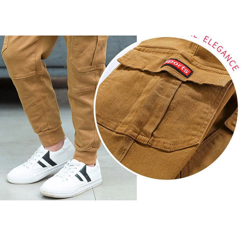 Paul Winter Autumn Trousers Kids Cotton Teenage Children