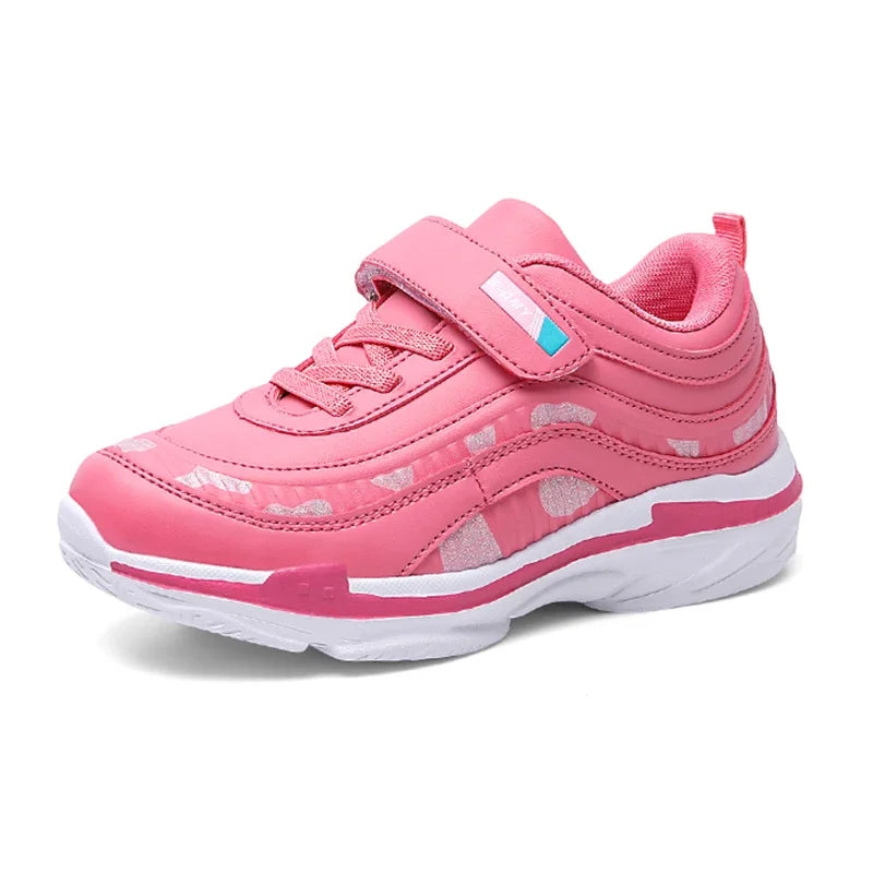 Girls Running Shoes Kids Sports Casual Sneakers Breathable Lightweight