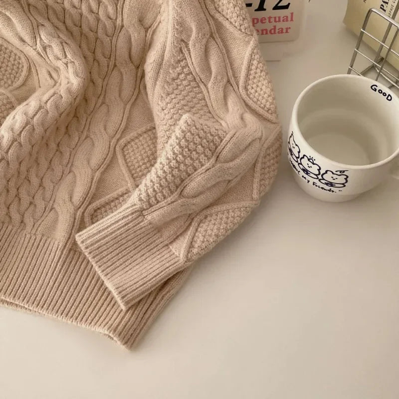 Criss Vintage knitted Twists Sweater