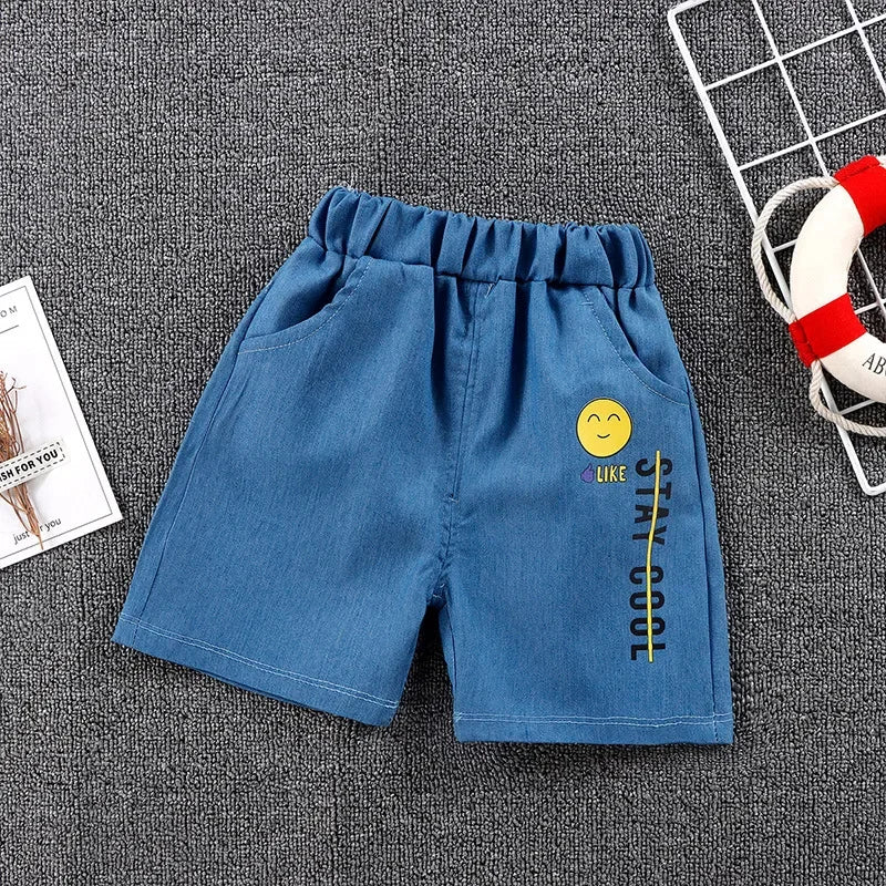 Fredy Boys Shorts Summer Fashion print waist elastic
