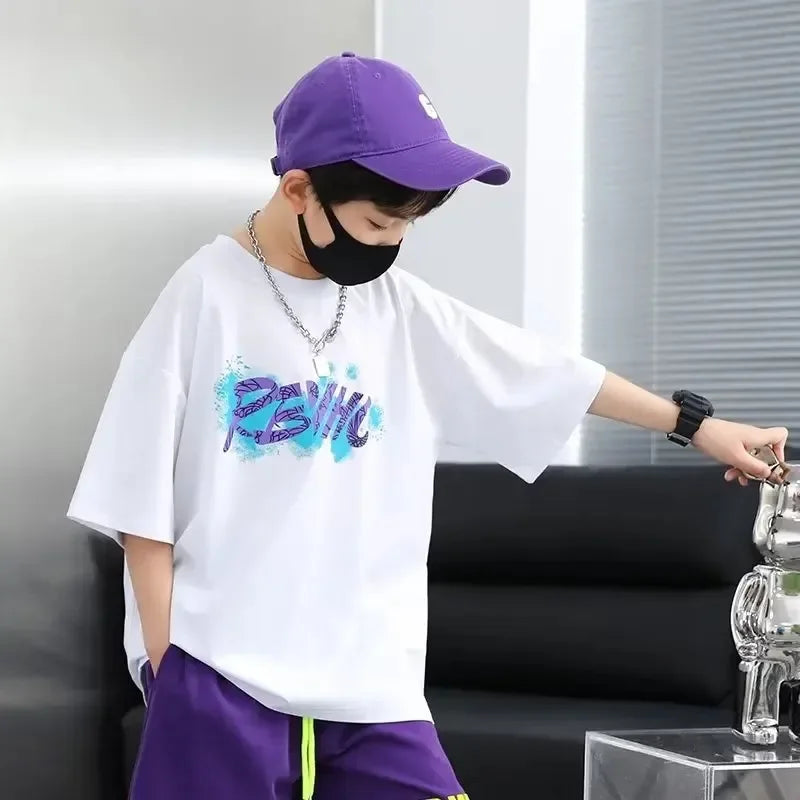 Moises Cotton Fashion Street Cartoon Tees