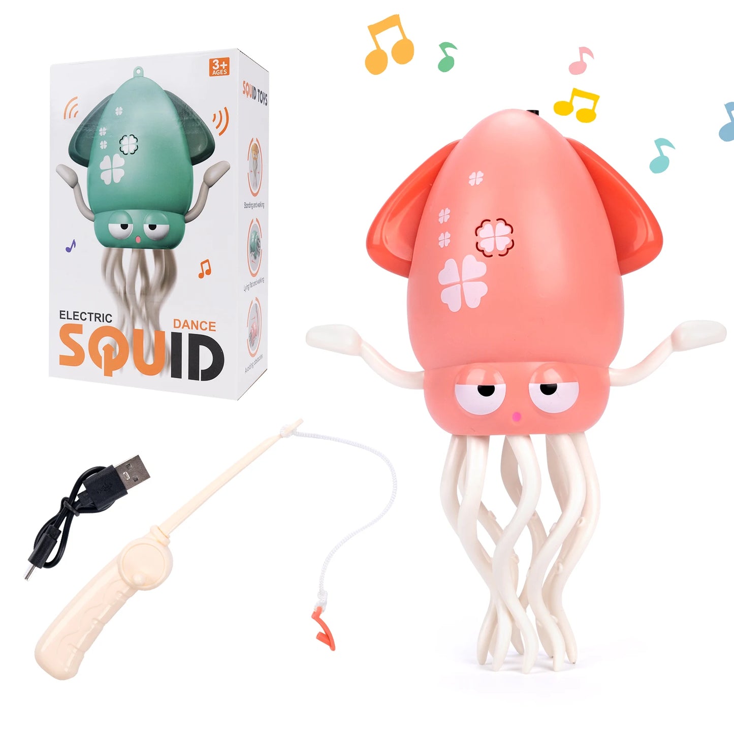 Kids Electronic Pet Toys Musical Penguin Dancing Duck & Octopus