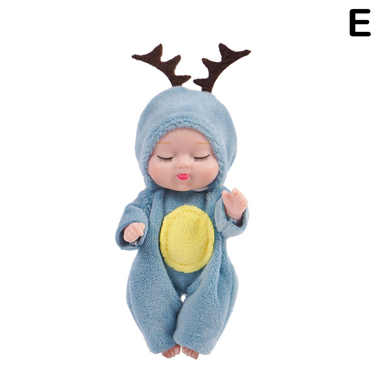 Rebirth Sleeping Simulated Moveable Joints Mini Soothe Cute Sleep Baby Dolls - GuGuTon