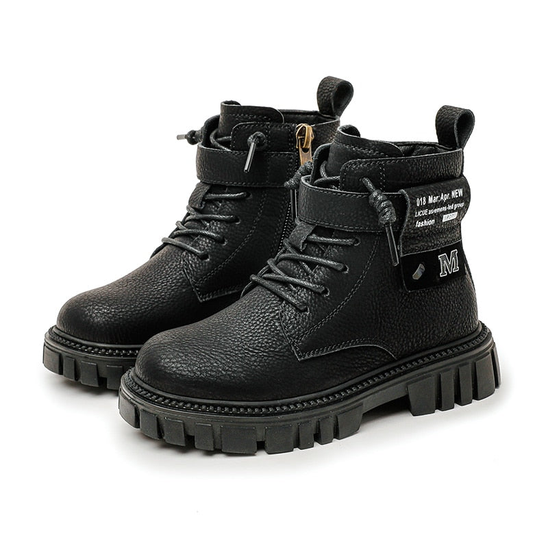 Children Martin Boots, Boys Waterproof Shoes