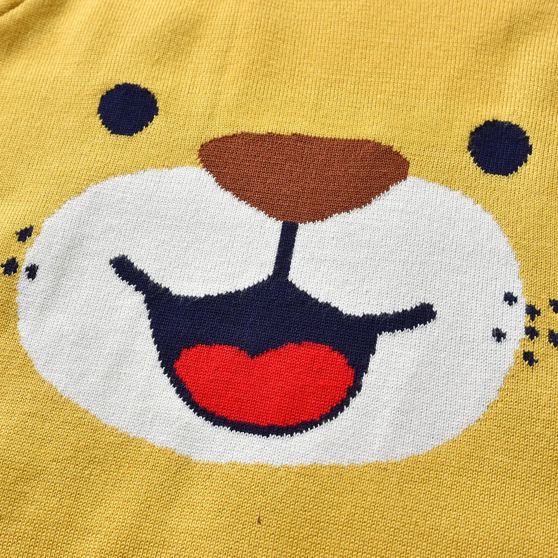 Sweater Children's Woven Sloper Printed Cartoon Long Sleeved Top