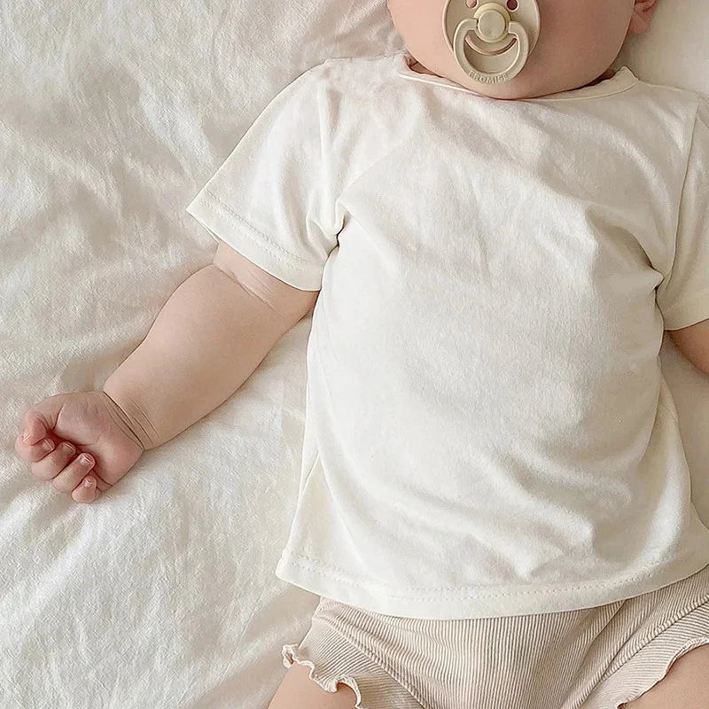 Camilo Newborn Toddler Solid Clothing T Shirt