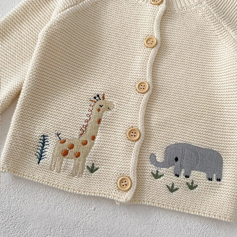 Paulo Embroidered Round Neck Sweater