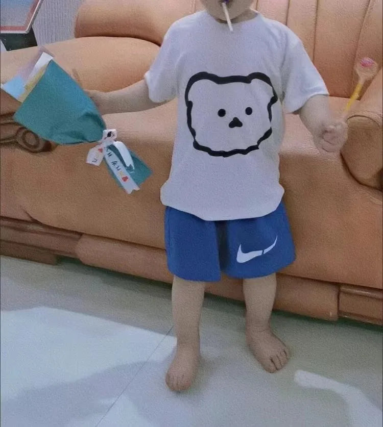 Samuel Baby Cotton Printing Short Sleeve Tees - GuGuTon baby store - Baby Fashion - Toddlers Outfits - Babies Outfits - Toddler Clothes - Kids Clothing - Newborn Clothes - Newborn Wear - Kids Wear - Trending Clothes - Trending Outfits - Fall Fashion - Winter Fashion - Girls Clothes - Boys Clothes - Babies Wear - Kids Accessories - KidsWear - Summer Clothes - Summer Fashion - Summer Trend - Falls Sweaters - Tops - Bottom - Jeans - Blouse - Dresses - Newborn Dresses - Toys