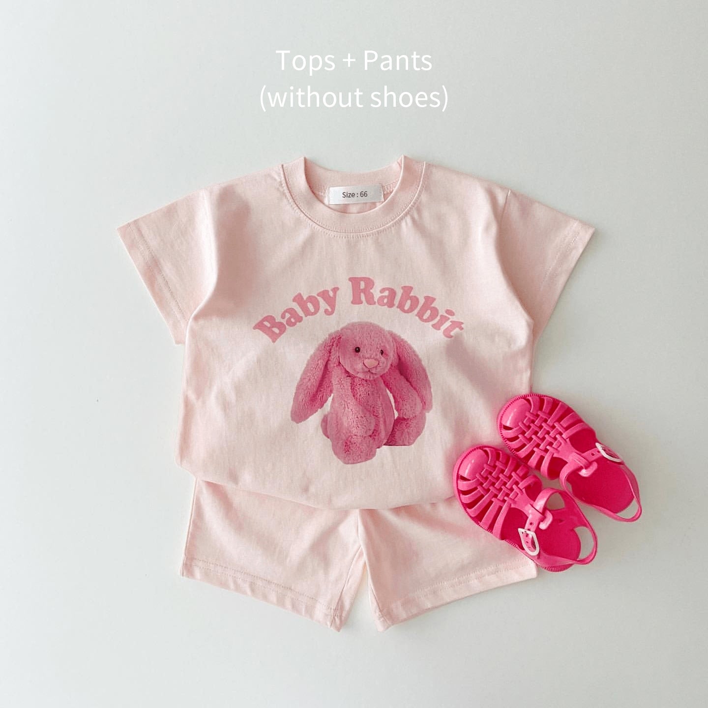 JOSH Summer Embroidered Bear T-shirts + Casual Shorts - GuGuTon