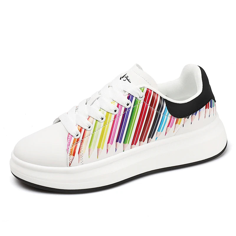 Darius Men Thick Soled Casual Sneakers for Daily Wear