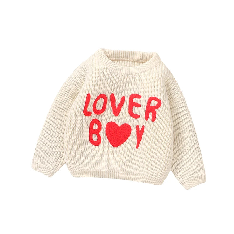 Risto Pullover Long Sleeve Letters Sweater
