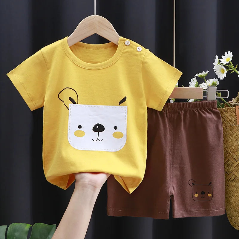 Gabriel T-shirt and Shorts Set Pure Cotton Tees