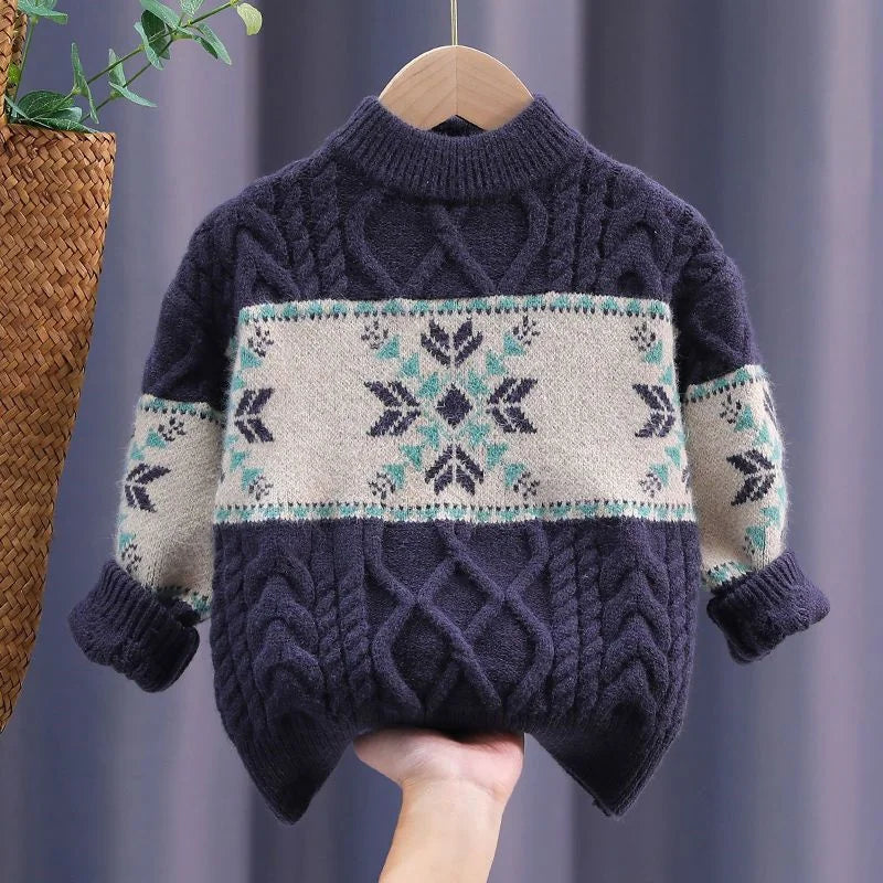 Arnold Boys Woolen Crochet Sweater