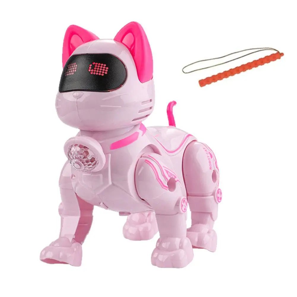 Smart Robot Cat Toy Programmable Intelligent Voice Control Stunt Cat