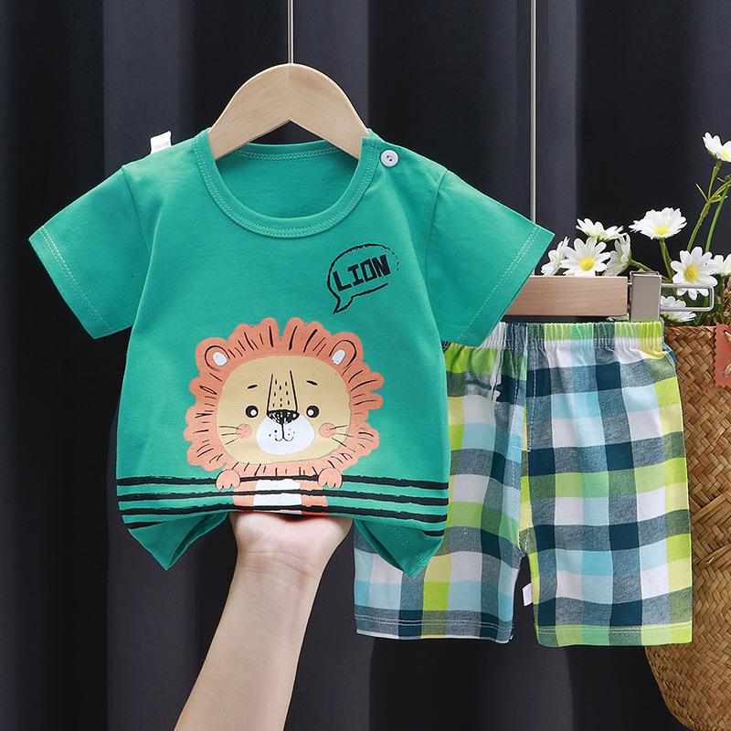 Ezequiel Summer clothing sets T-shirt design Suit - GuGuTon