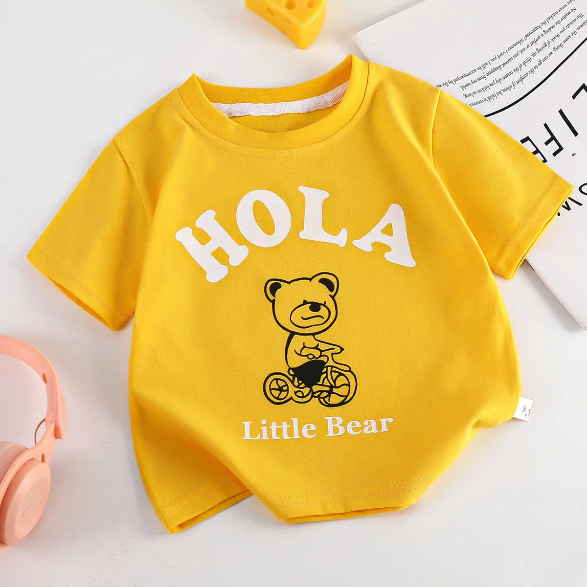 Hector Cartoon Printed Solid Cotton Tees