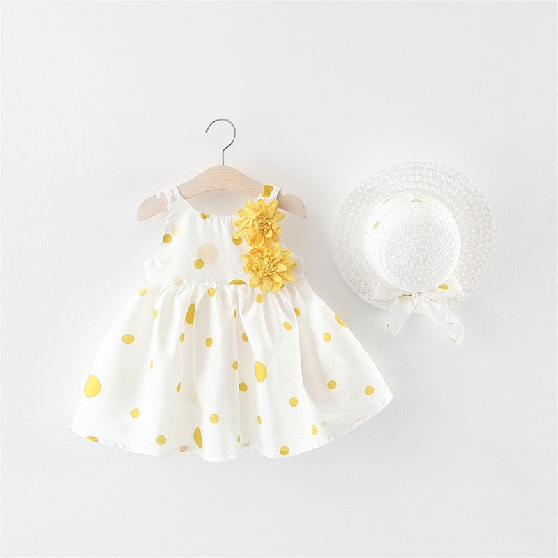 Jade Girls Embroidery Dresses Summer Princess Sleeve - GuGuTon