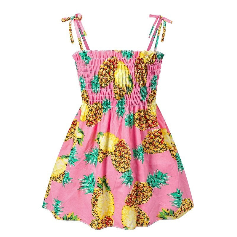 Gisela Splicing Summer Dresses child Outfits Beach Clothes - GuGuTon