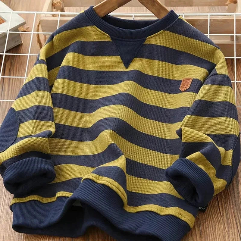 Sandro New Big Boy Stripe Loose Sweater