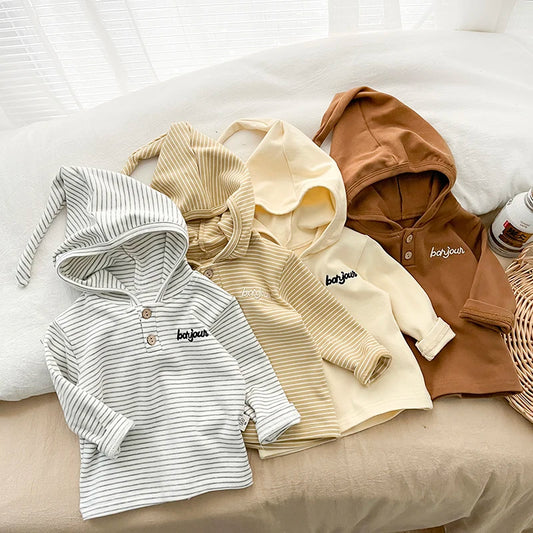 Rodrigo Striped Long-sleeved Korean Sweater - GuGuTon baby store - Baby Fashion - Toddlers Outfits - Babies Outfits - Toddler Clothes - Kids Clothing - Newborn Clothes - Newborn Wear - Kids Wear - Trending Clothes - Trending Outfits - Fall Fashion - Winter Fashion - Girls Clothes - Boys Clothes - Babies Wear - Kids Accessories - KidsWear - Summer Clothes - Summer Fashion - Summer Trend - Falls Sweaters - Tops - Bottom - Jeans - Blouse - Dresses - Newborn Dresses - Toys