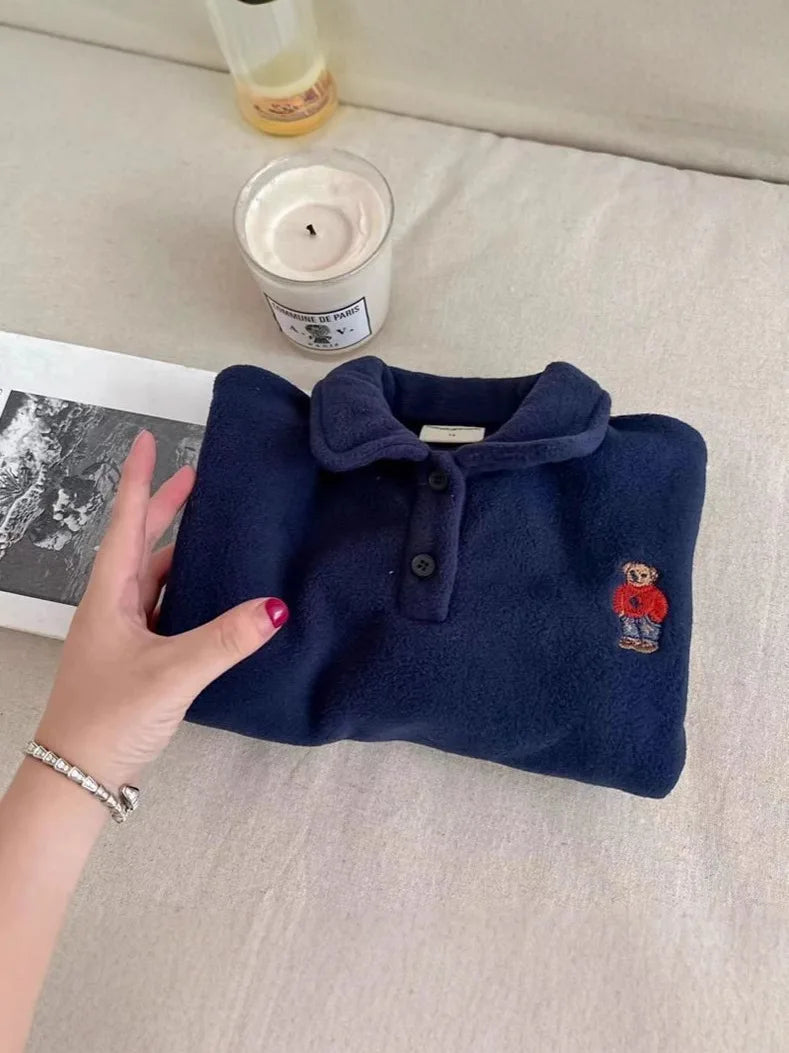 Leo Infant Cotton Bear Cartoon Sweater