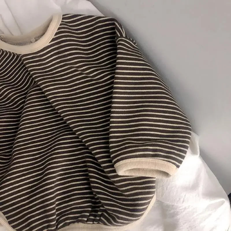 Elijah Long Sleeve T-shirts Striped Tees