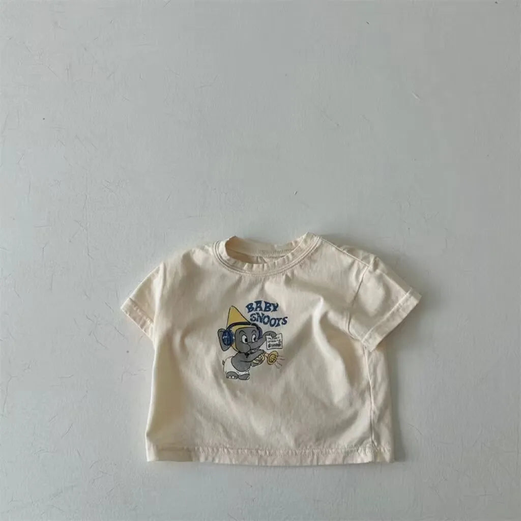 Yoscar Kids Summer Soft Cartoon Tees