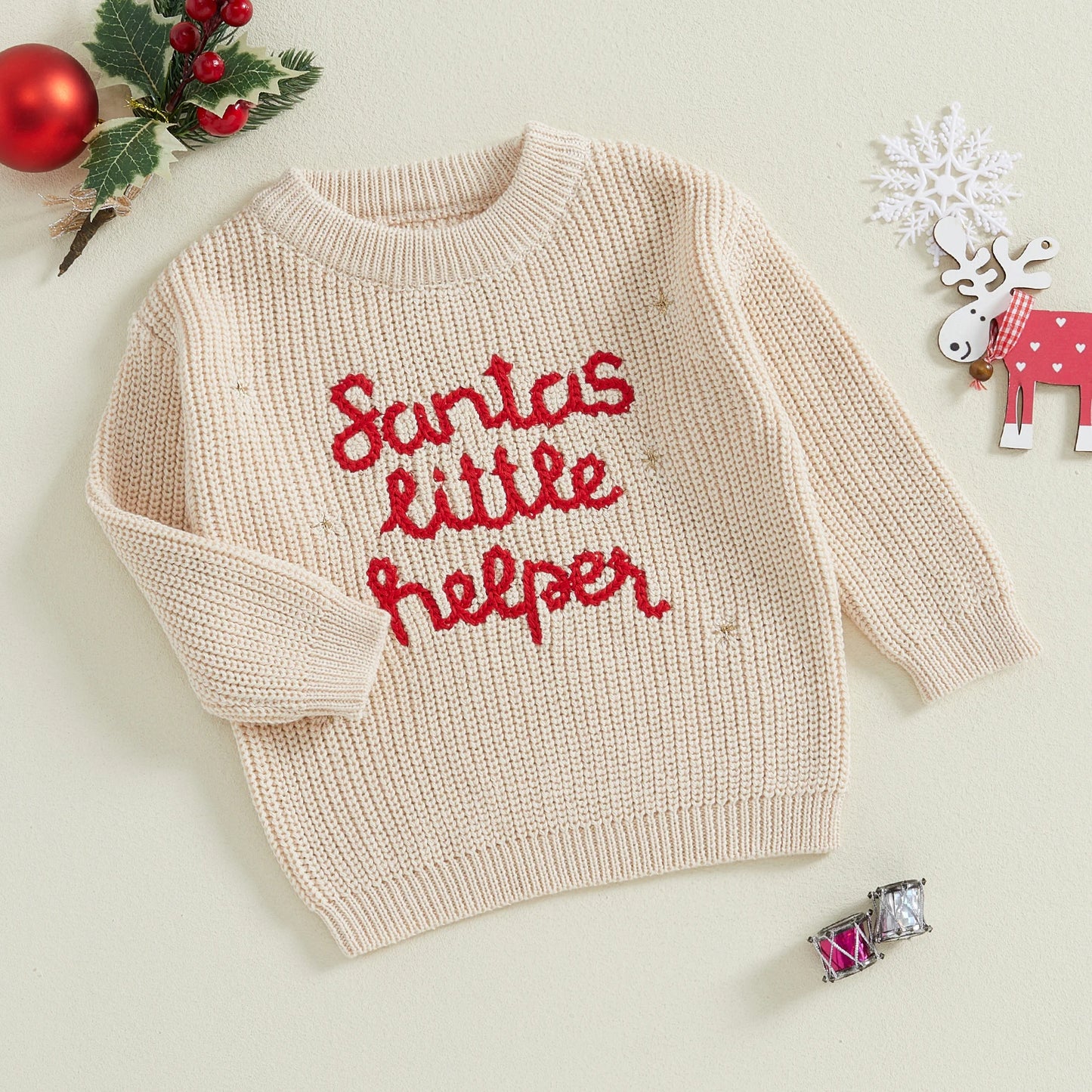 Roswill 0-3Y Baby Boys Christmas Sweater