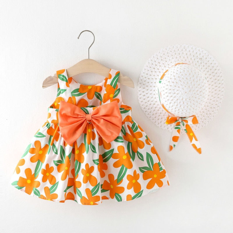 Jade Girls Embroidery Dresses Summer Princess Sleeve - GuGuTon
