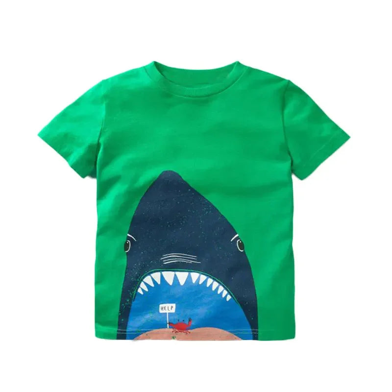 Samuel New Cotton Car Printed Tees